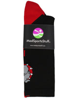 MadSportsStuff socks Bulldogs Logo Athletic Crew Socks (multiple colors)