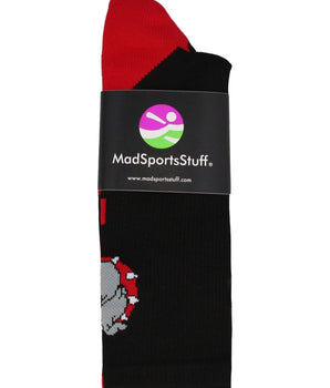 MadSportsStuff socks Bulldogs Logo Athletic Crew Socks (multiple colors)