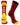 MadSportsStuff socks Cardinal Red/Gold Basketball Socks with Basketball Logo Athletic Crew Socks - made in the USA - Large
