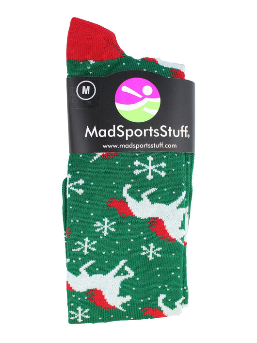 MadSportsStuff socks Christmas Unicorn Socks Over the Calf