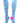 MadSportsStuff socks Columbia Blue/Neon Pink / Large Rainbow Hearts Tall Socks for Soccer Softball