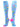 MadSportsStuff socks Columbia Blue/Neon Pink / Large Rainbow Hearts Tall Socks for Soccer Softball