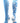 MadSportsStuff socks Columbia Blue/White / Large Crazy Socks with Dots Over the Calf Socks Multi Colors