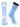 MadSportsStuff socks Columbia Blue/White / Medium Basketball Socks with Basketball Logo Athletic Crew Socks - made in the USA