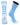 MadSportsStuff socks Columbia Blue/White / X-Large Basketball Socks with Basketball Logo Athletic Crew Socks - made in the USA