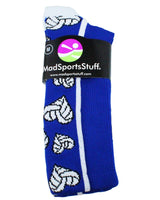 MadSportsStuff socks Crazy Love Volleyball Hearts Crew Socks