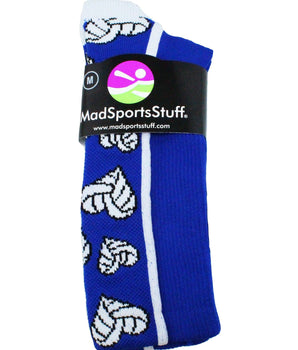 MadSportsStuff socks Crazy Love Volleyball Hearts Crew Socks