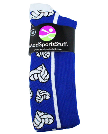 MadSportsStuff socks Crazy Love Volleyball Hearts Crew Socks