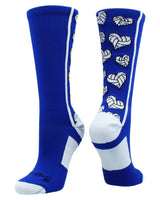 MadSportsStuff socks Crazy Love Volleyball Hearts Crew Socks