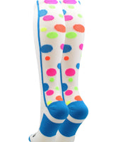 MadSportsStuff socks Crazy Socks with Dots Over the Calf Socks Multi Colors