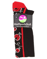 MadSportsStuff socks Crazy Socks with Ladybugs Over the Calf
