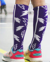MadSportsStuff socks Crazy Socks with Lightning Bolts (multiple colors)