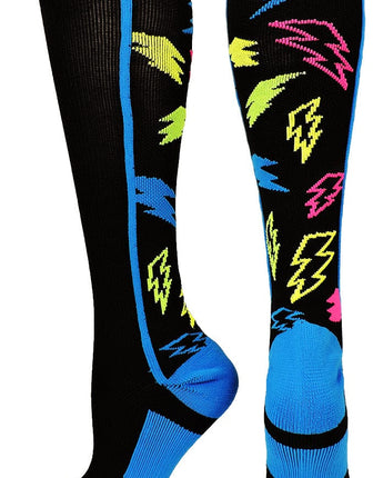 MadSportsStuff socks Crazy Socks with Lightning Bolts (multiple colors)