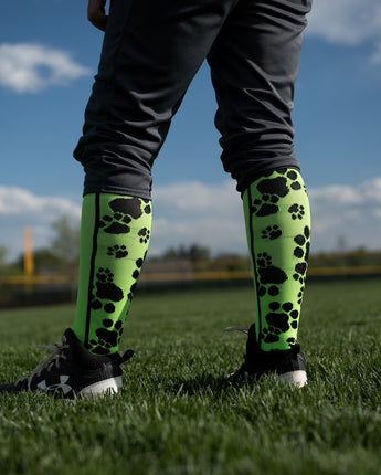 MadSportsStuff socks Crazy Socks with Paws Over the Calf (multiple colors)
