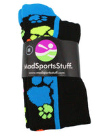 MadSportsStuff socks Crazy Socks with Paws Over the Calf (multiple colors)