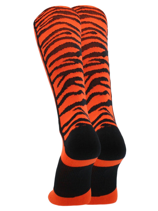 MadSportsStuff socks Crazy Socks with Safari Tiger Stripes Over the Calf Socks (multiple colors)