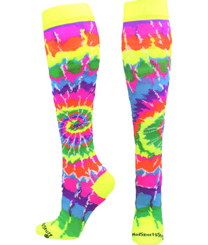 MadSportsStuff socks Crazy Tie Dye Socks Over the Calf