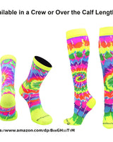 MadSportsStuff socks Crazy Tie Dye Socks Over the Calf