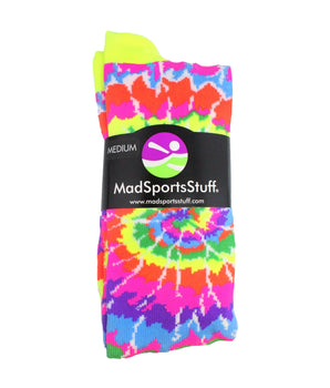 MadSportsStuff socks Crazy Tie Dye Socks Over the Calf