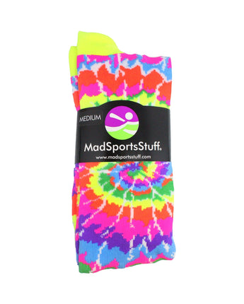 MadSportsStuff socks Crazy Tie Dye Socks Over the Calf