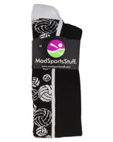 MadSportsStuff socks Crazy Volleyball Logo Over the Calf Socks (multiple colors)