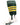 MadSportsStuff socks Dark Green/Gold/White / Medium Striped Baseball Stirrup Socks Dugout Pattern D
