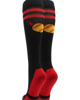 MadSportsStuff socks Devils Tall Socks for Softball