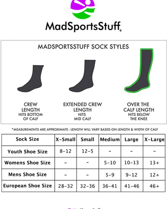 MadSportsStuff socks Devils Tall Socks for Softball