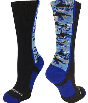 MadSportsStuff socks Digital Camo Shark Socks Crew
