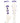 MadSportsStuff socks Diva - White/Purple / Large Personality Word Socks Over the Calf Length