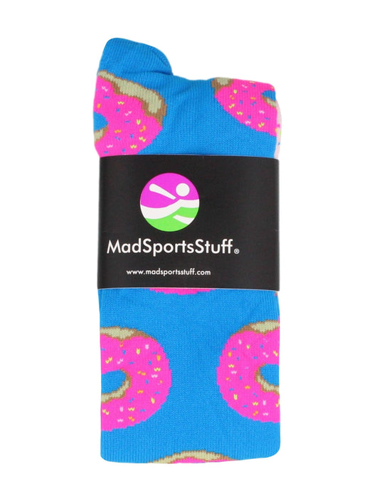 MadSportsStuff socks Donut Socks with Pink Frosting and Sprinkles