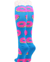 MadSportsStuff socks Donut Socks with Pink Frosting and Sprinkles