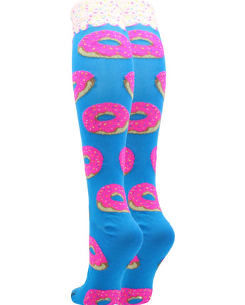 MadSportsStuff socks Donut Socks with Pink Frosting and Sprinkles