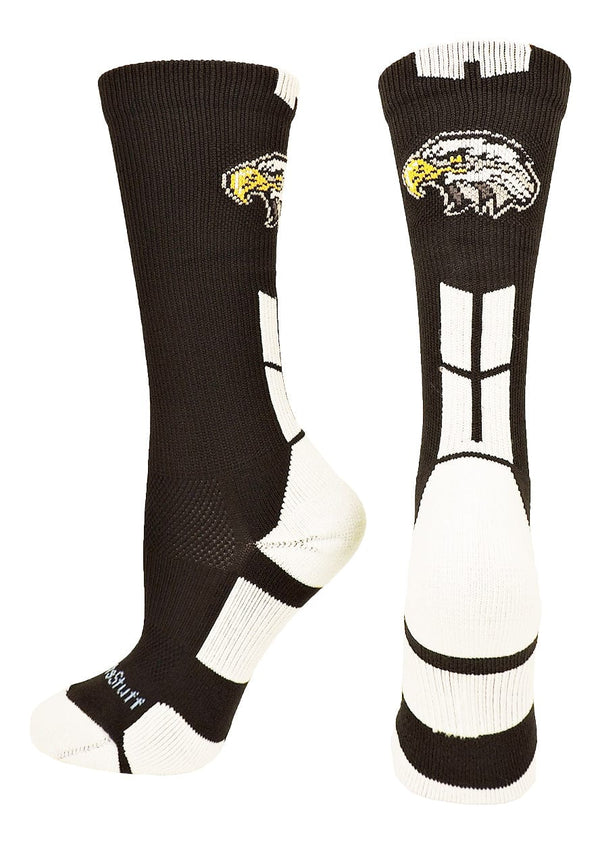 MadSportsStuff socks Eagles Logo Athletic Crew Socks (multiple colors)