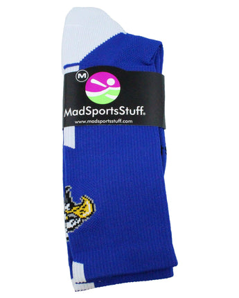 MadSportsStuff socks Eagles Logo Athletic Crew Socks (multiple colors)