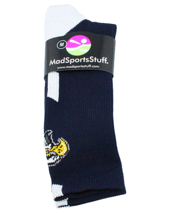 MadSportsStuff socks Eagles Logo Athletic Crew Socks (multiple colors)