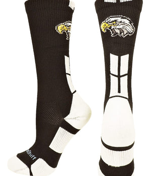 MadSportsStuff socks Eagles Logo Athletic Crew Socks (multiple colors)