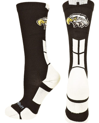MadSportsStuff socks Eagles Logo Athletic Crew Socks (multiple colors)