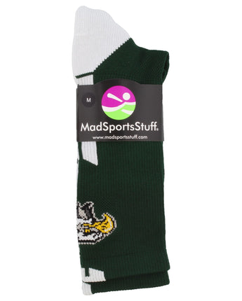 MadSportsStuff socks Eagles Logo Athletic Crew Socks (multiple colors)