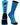 MadSportsStuff socks Electric Blue/Black / Large Football Logo Athletic Crew Socks (multiple colors)