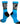 MadSportsStuff socks Electric Blue/Black / Large Sublimated Lacrosse Player Athletic Crew Socks