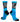 MadSportsStuff socks Electric Blue/Black / Large Sublimated Lacrosse Player Athletic Crew Socks