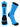 MadSportsStuff socks Electric Blue/Black / Medium Basketball Socks with Basketball Logo Athletic Crew Socks - made in the USA