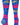 MadSportsStuff socks Electric Blue/Neon Pink / Large Happy Dolphins Athletic Over the Calf Socks