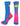 MadSportsStuff socks Electric Blue/Neon Pink / Large LAX Chick Lacrosse Athletic Crew Socks