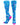 MadSportsStuff socks Electric Blue/Neon Pink / Large Peace Love Unicorn Over the Calf Athletic Socks