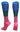 MadSportsStuff socks Electric Blue/Teal/Neon Pink / Large Neon Mermaid Athletic Over the Calf Socks