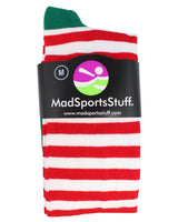 MadSportsStuff socks Elf Christmas Socks with Bells Over the Calf Length