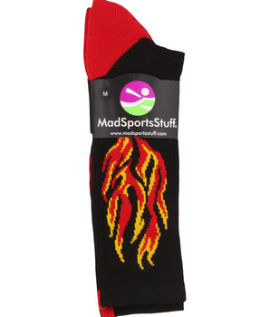MadSportsStuff socks Flame Athletic Crew Socks (multiple colors)