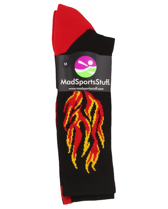 MadSportsStuff socks Flame Athletic Crew Socks (multiple colors)